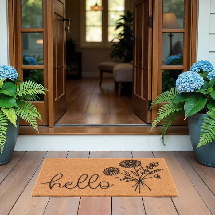 Hello Spring Door Mat